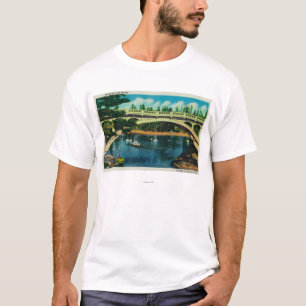 T-shirt Baie de Depoe et pont, baie d'OregonDepoe, OU