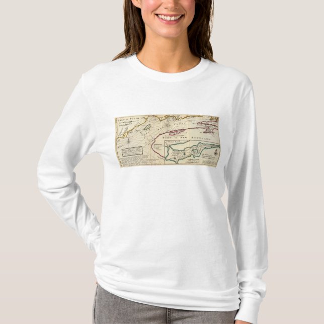 T-shirt Baie de Fundy et port d'Annapolis royal (Devant)