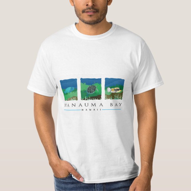 T-shirt Baie de Hanauma Hawaii (Devant)