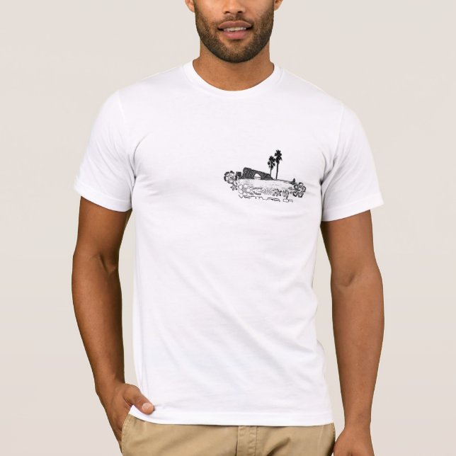 T-shirt Baie de paradis d'Anacapa (Devant)