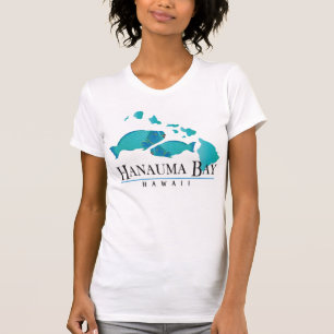 T-shirt Baie d'Hanauma Poisson Perroquet Hawaii