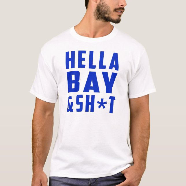 T-shirt Baie d'Hella (bleue) (Devant)