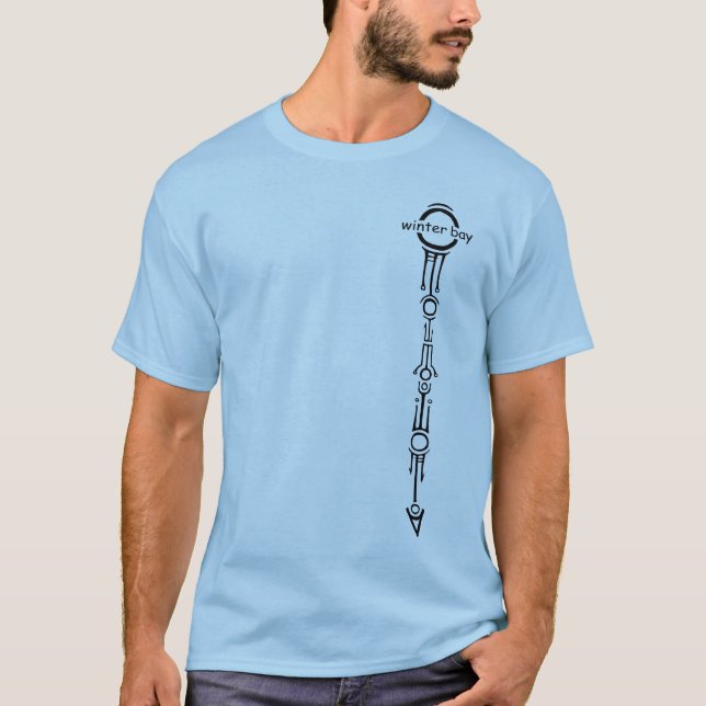 T-shirt baie d'hiver pour des types (Devant)