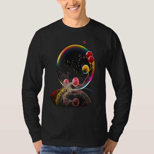 T-shirt Baies dans des fruits de bulle de savon (Devant)