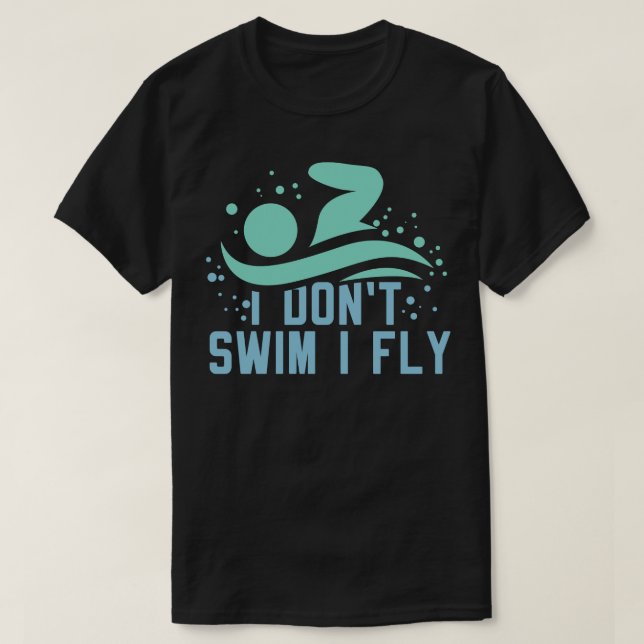 T-shirt Baignade amusante (Design devant)