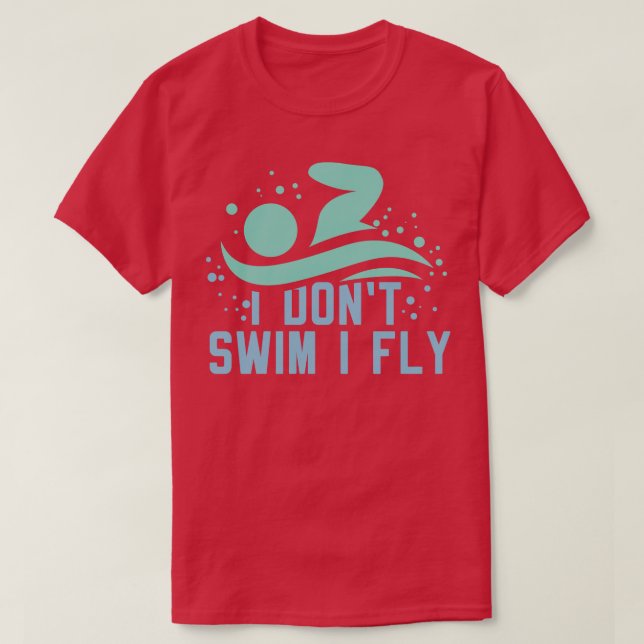 T-shirt Baignade amusante (Design devant)