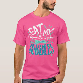 T-shirt Baignade amusante Manger Mes bulles Swimmer