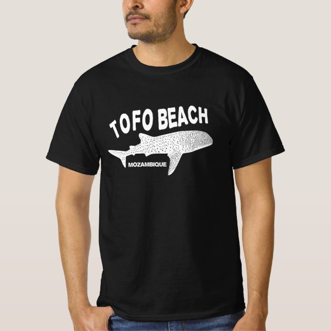 T-shirt Baignade avec requins de baleine - Tofo Beach Moza (Devant)