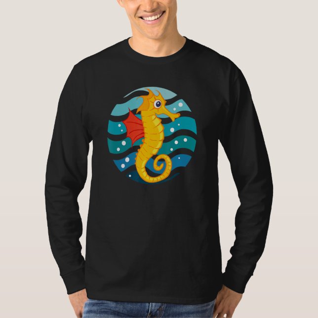 T-shirt Baignade Mignonne Eau De Mer (Devant)