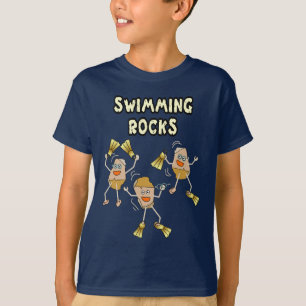 T-shirt Baignade rochers