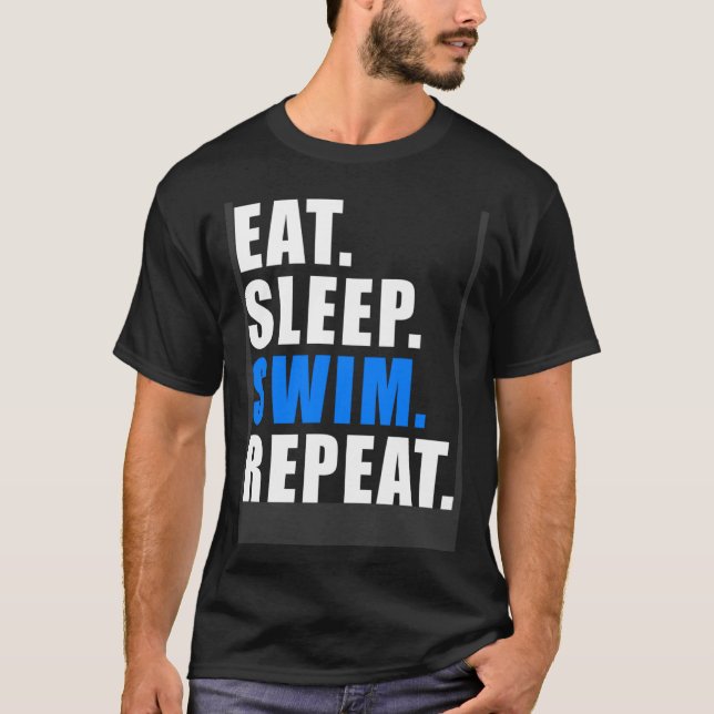 T-shirt Baignade vigile Femme de bain Amusement de nage (Devant)