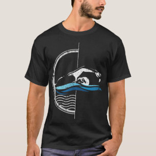 T-shirt Baigneurs avant rampe de nage Idées cadeaux chris