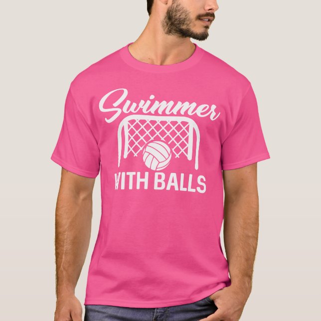 T-shirt Baigneuse Avec Boules Aiguille Sarcastique Pour L' (Devant)