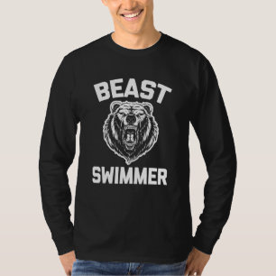 T-shirt Baigneuse Bête Drôle Dire Sarcastique Swim Team Sw