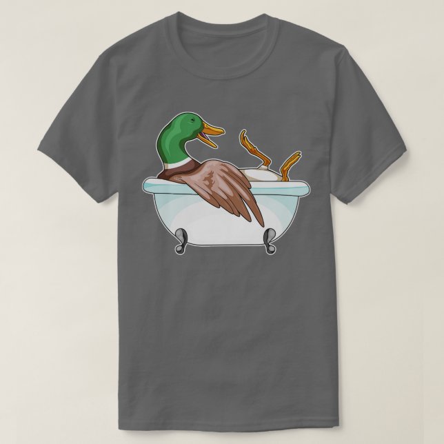 T-shirt Baignoire de canard (Design devant)