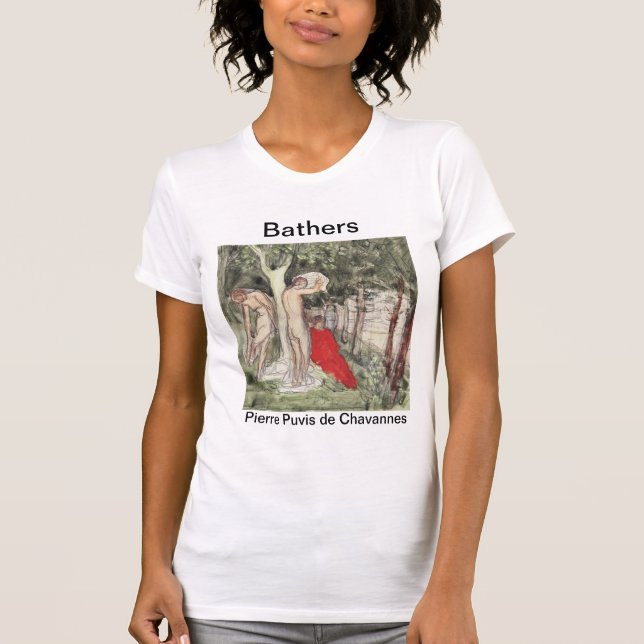 T-shirt Baignoires De Peinture Classique (Devant)