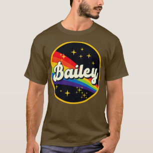T-shirt Bailey Rainbow Dans L'Espace Style Vintage