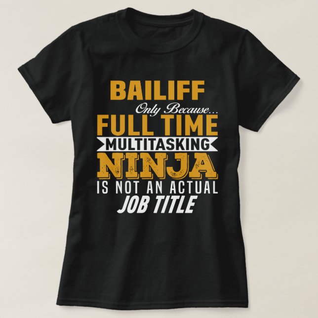 T-shirt Bailiff (Design devant)