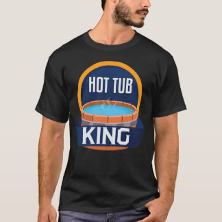 T-shirt Bain chaud amusant King Relax Spa Sauna Party Hot 
