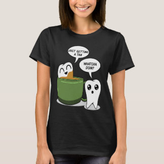 T-shirt Bain de bouche au café Zahn Aide dentaire pour de