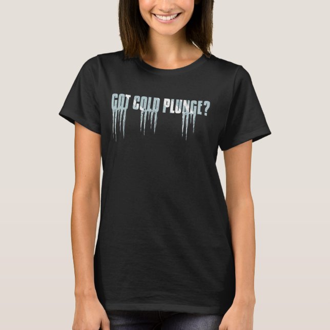 T-shirt Bain De Glace À Plongée Froide (Devant)