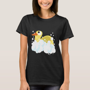T-shirt Bain drôle Ado Jaune Canard Canard Jaune Bain en C