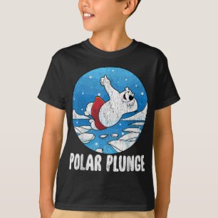 T-shirt Bain Polaire Plongée Ice Jump Funny Ours Polaire B