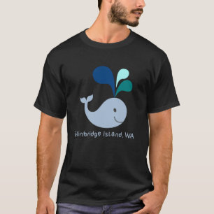 T-shirt Bainbridge Island Washington Cute Whale Lover Cart