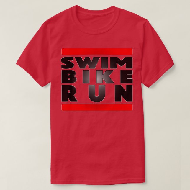 T-SHIRT BAINS EN VÉLO TRIATHLON 36 (Design devant)