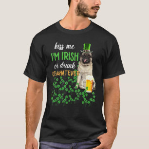 T-shirt Baiser de Carlin Je suis Irlandais Ou Ivre Ou Peu