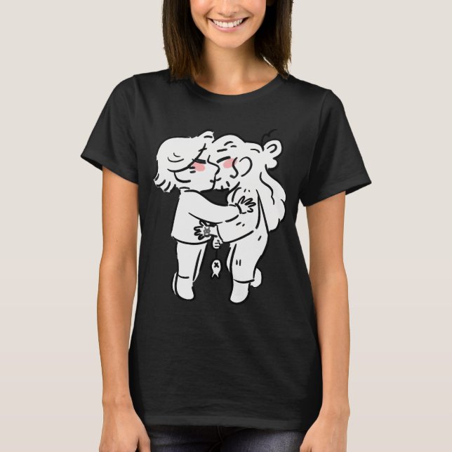 T-shirt baiser de poisson (Devant)