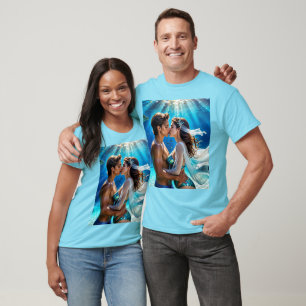 T-shirt Baiser des amants sous-marins