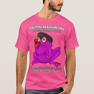 T-shirt Baiser Frog Drôle Pompadour Costa Rica Poison Dar