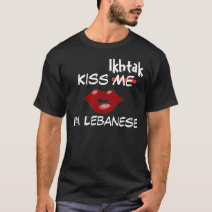 T-shirt Baiser Ikhtak, je suis libanais