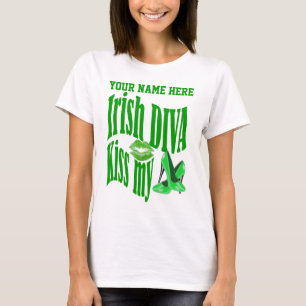 T-shirt Baiser irlandais de diva mes chaussures