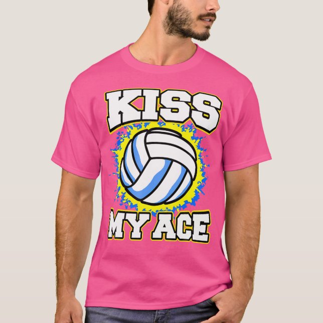T-shirt Baiser mon as Volleyball (Devant)