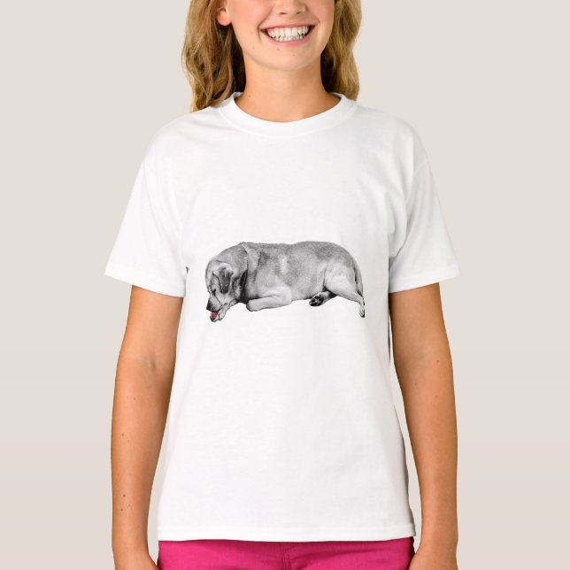T-shirt Baiser rouge, repos facile (Devant)