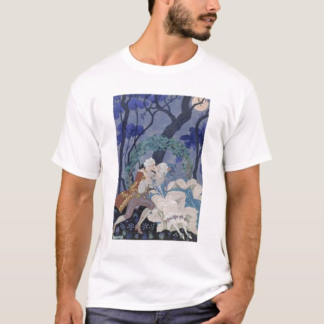 T-shirt Baiser secret, illustration pour des "fêtes (Devant)