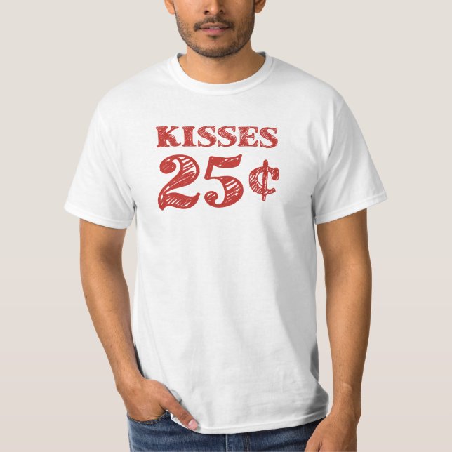 T-shirt Baisers 25 Cents (Devant)