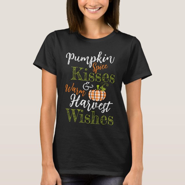 T-shirt Baisers à épices citrouilles (Devant)