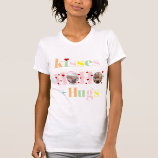 T-shirt Baisers, amour, accolades typographie photo Galent