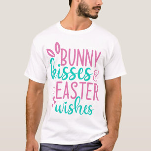 T-shirt Baisers Bunny et souhaits de Pâques