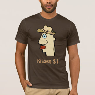 T-shirt Baisers comiques $1,