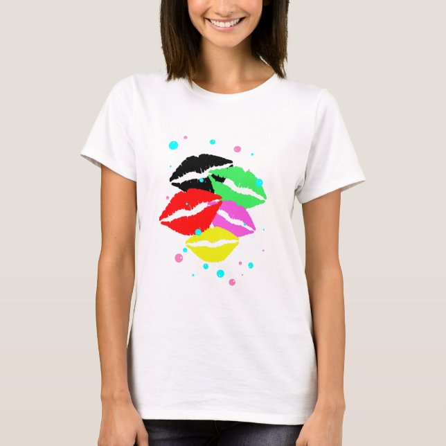T-shirt Baisers Girly (Devant)