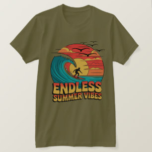 T-shirt Baisers salés et rêves de coucher de soleil