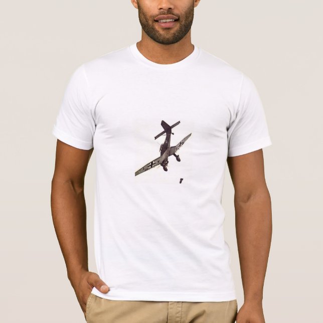 T-shirt baisse allemande de bombe de luftwaffe (Devant)