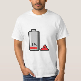 T-shirt Baisse de la batterie