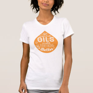 T-shirt Baisse d'huile essentielle d'orange sauvage