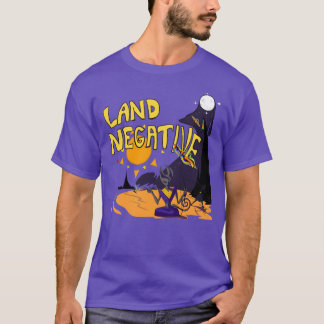T-shirt Baisse négative des terres