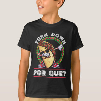 T-shirt Baisse Por Que Dabbing Taco Cinco De Mayo